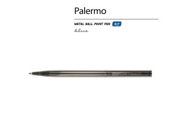 Bruno Visconti Ручка шариковая автоматическая BrunoVisconti® "PALERMO" цвет корпуса вороненая сталь, 0.7 мм