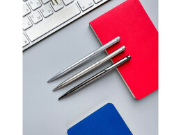 Bruno Visconti Ручка шариковая автоматическая BrunoVisconti® "PALERMO" цвет корпуса вороненая сталь, 0.7 мм