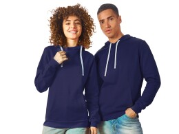 US Basic Толстовка унисекс "Stream" с капюшоном, синий нэйви