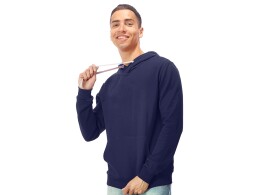 US Basic Толстовка унисекс "Stream" с капюшоном, синий нэйви