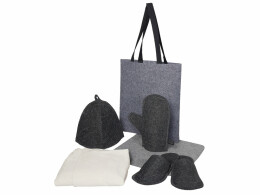 Разное Банный набор с парео "Healing", женский, серый