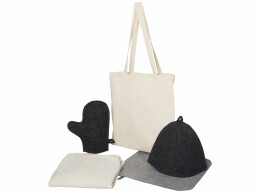 Разное Банный набор с парео "Healing Light", женский, серый