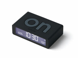 LEXON Часы настольные Flip Mini, черный