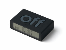LEXON Часы настольные Flip Mini, черный