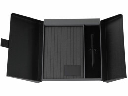 Lettertone Подарочный набор "Bradburry &Co" с блокнотом А5 и ручкой, черный