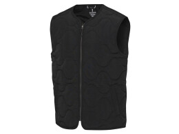 Elevate Quartz утепленный жилет унисекс из переработанного материала GRS - сплошной черный