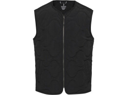 Elevate Quartz утепленный жилет унисекс из переработанного материала GRS - сплошной черный