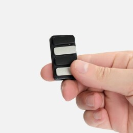 Molti Антистресс-кликер Clacky, черный с серебристым