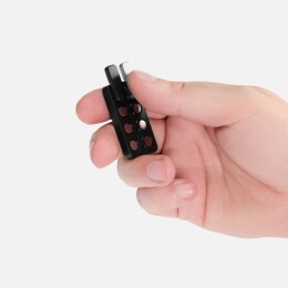 Molti Антистресс-кликер Clacky, черный с серебристым