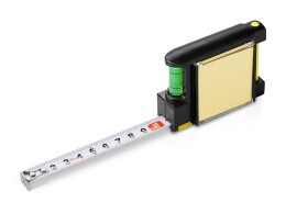 Разное Рулетка на 2 м с уровнем и блоком для записей «Nerd»