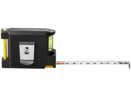 Разное Рулетка на 2 м с уровнем и блоком для записей «Nerd»