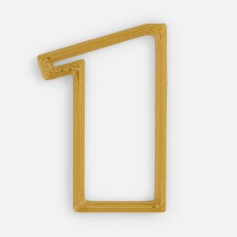 сделано в России Подвеска Symbol, 3D-печать на заказ, цифра 1