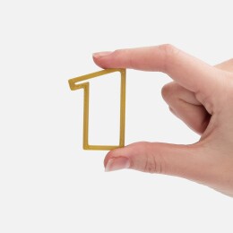 сделано в России Подвеска Symbol, 3D-печать на заказ, цифра 1