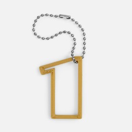 сделано в России Подвеска Symbol, 3D-печать на заказ, цифра 1