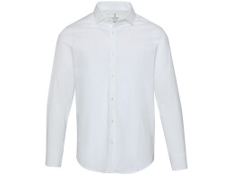 Elevate Carnelian мужская рубашка из поплина - Белый