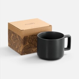 Molti Чашка Jumbo в коробке матовая, черная