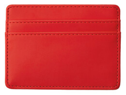 Разное Картхолдер для двух карт и наличных денег с зажимом "Crave", красный