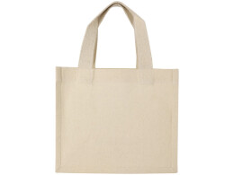 Разное Мини эко-сумка Odessa с клинчиком, изготовленная из переработанного хлопка, сертифицированного согласно GRS, плотностью 220 г/м², объемом 9 л - Натуральный