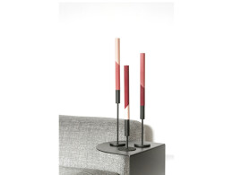 Originalhome Originalhome Eden диагональные свечи - набор из 3 штук - Красный