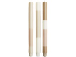 Originalhome Originalhome свечи из многослойного известняка - набор из 3 штук - Белый