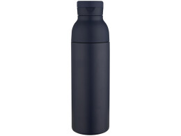 Разное Illuminate бутылка для воды объемом 650 мл из переработанной нержавеющей стали RCS с двойными стенками и набором из 3 крышек - Синий Navy
