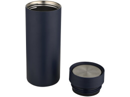 Разное Illuminate бутылка для воды объемом 650 мл из переработанной нержавеющей стали RCS с двойными стенками и набором из 3 крышек - Синий Navy