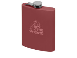 Разное Фляжка 240 мл Remarque soft touch, 304 сталь, бургунди