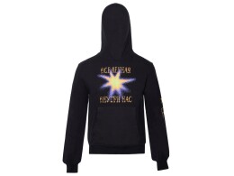 U Basic Худи «Warsaw», унисекс, черный, ДТФ текстиль и термотрансфер