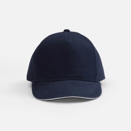 Molti Бейсболка Classic 2.0, темно-синяя с белым кантом