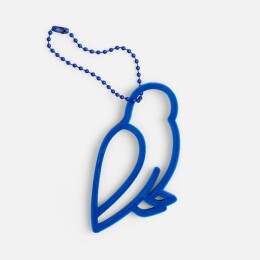 сделано в России Подвеска «Сова», 3D-печать, синяя