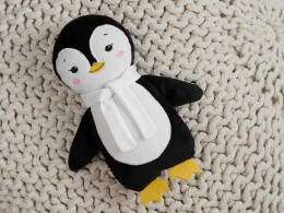 Разное Мягкая игрушка Beastie Toys, пингвиненок с белым шарфом