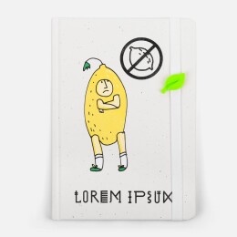 сделано в России Шильдик на резинку Impreso, 3D-печать на заказ, листик