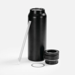 Stride Термобутылка Magnus с магнитным держателем для телефона, черная