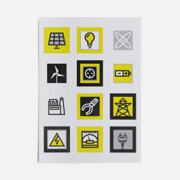 сделано в России Стикерпак бумажный Industry, энергетика