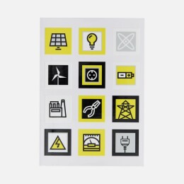 сделано в России Стикерпак UV-DTF Industry, энергетика