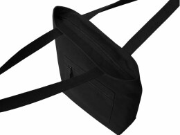 Разное Сумка на молнии Zipper Neo из хлопка 280 г c карманом на молнии спереди, черный