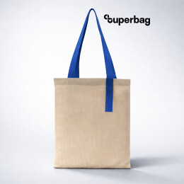 1 Шоппер Superbag Light, с внутренним креплением (полукольцо) (неокрашенный с синим)