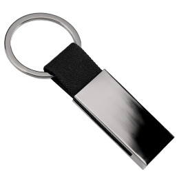 B1 Набор ручка+ брелок COLLISION, черный/темно-серый, металл, пластик, картон