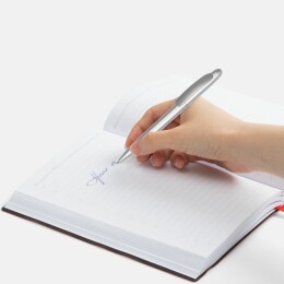 Open Ручка шариковая Moor Silver, ver.2, серебристый металлик