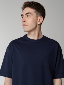 Sol's Футболка оверсайз мужская Boxy Men, синяя (джинс)