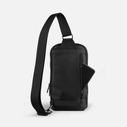 Kingsons Рюкзак на одно плечо Solnex, черный