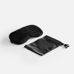 Very Marque Двухстороняя маска для сна Veluto, черная