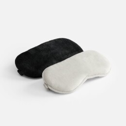 Very Marque Двухстороняя маска для сна Veluto, черная