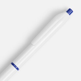 Open Ручка шариковая Bright Pop, белая с синим