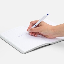 Open Ручка шариковая Bright Pop, белая с синим