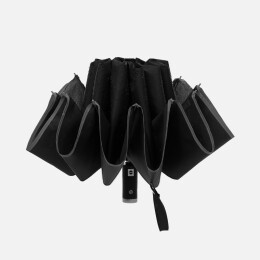 Stride Зонт обратного сложения Norsken с фонариком, черный