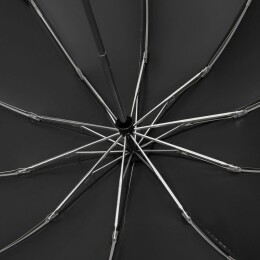 Разное Зонт обратного сложения с ручкой-карабином Foldberry, черный