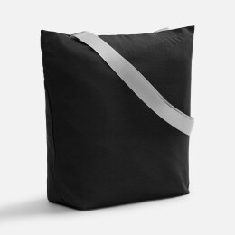 andor Шопер B5, черный с широкими серыми ручками