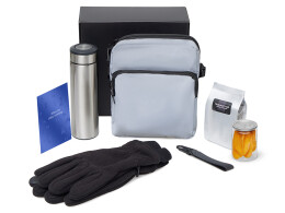 Разное Подарочный набор «Re:m. Step» с термосом, перчатками и сумкой