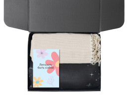 Разное Подарочный набор «Re:f. Shelter» с пледом, зеркалом, свечой и диффузором